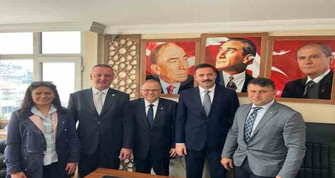 Başkan Alan ve Çağlayan’dan siyasi partilere bayram ziyareti