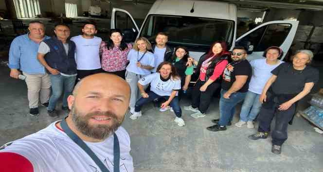 Bodrum’dan Hatay’a uçurtma ve bisiklet gönderildi