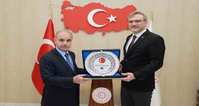Emniyet Genel Müdürü Aktaş, Vali Ekinci ile bir araya geldi