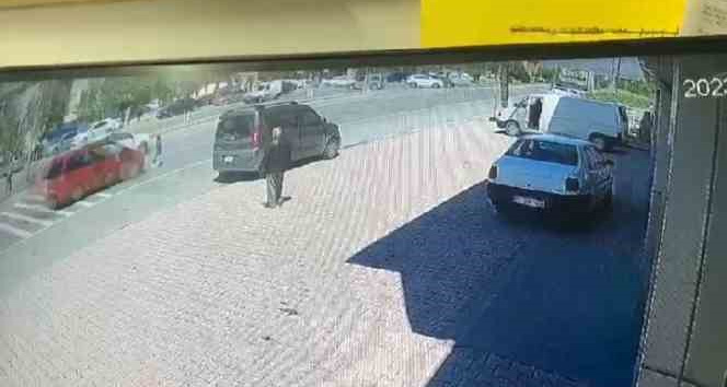 9 yaşındaki Aycan’ı hayattan koparan kaza anı kamerada