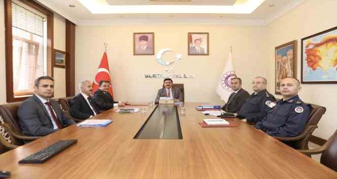 Burdur’da Seçim Güvenliği Toplantısı yapıldı