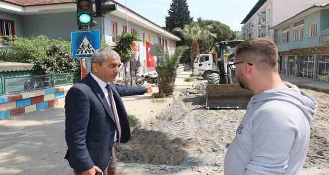 Başkan Kaplan’dan yol yapım çalışmalarına yakın takip