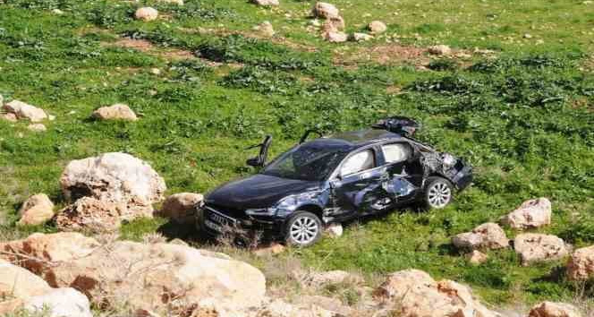 Cizre’de otomobil şarampole yuvarlandı: 1 yaralı