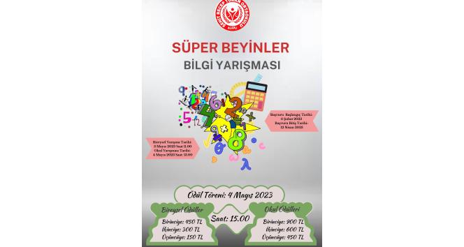 Okullar arası Matematik Bilgi Yarışması düzenlenecek
