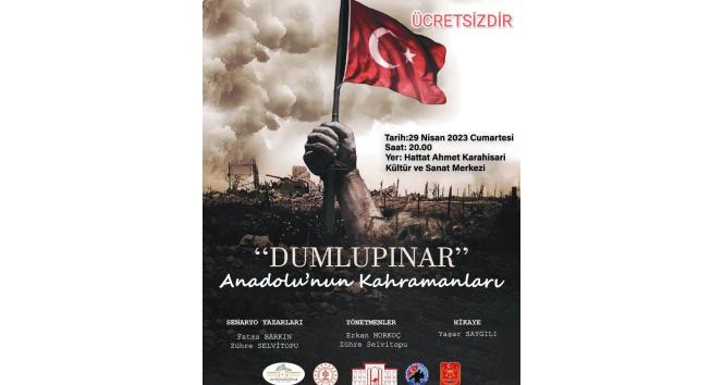 Kurtuluş Savaşı destanı tiyatro oyunu ile anlatılacak