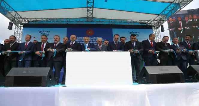 Ankara-Sivas Yükse Hızlı Treni Kırıkkale’de coşkuyla karşılandı