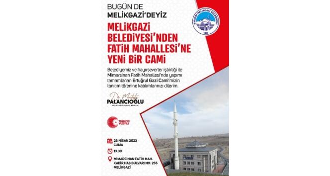 Melikgazi Belediyesi’nden Fatih Mahallesi’ne yeni bir cami
