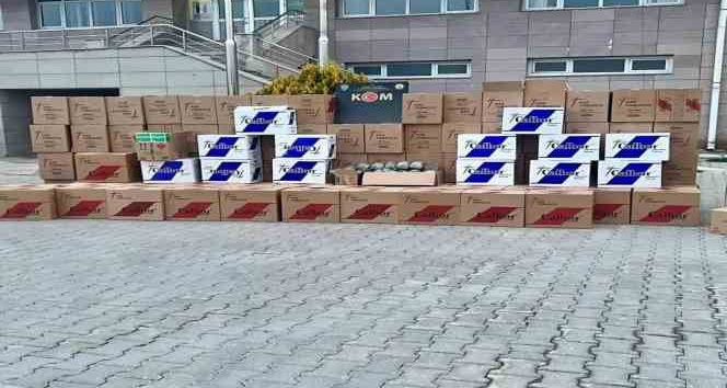 Yozgat’ta 1 milyon 130 bin makaron ele geçirildi