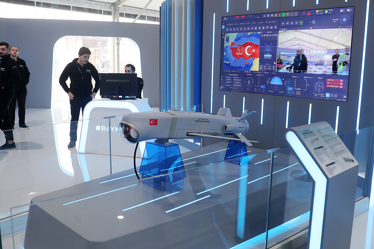 Bayraktar KEMANKEŞ Mini Akıllı Seyir Füzesi TEKNOFEST’te sergileniyor