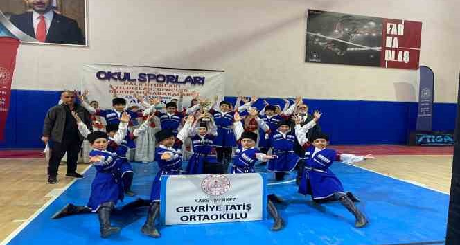 Kars Cevriye Tatiş Ortaokulu 1’inci oldu