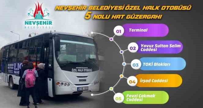 Nevşehir’de otobüs güzergahı değişti