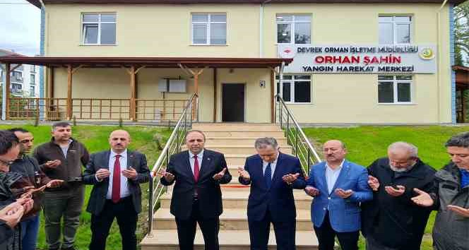 Orhan Şahin ilk müdahale ekip binası dualarla hizmete girdi