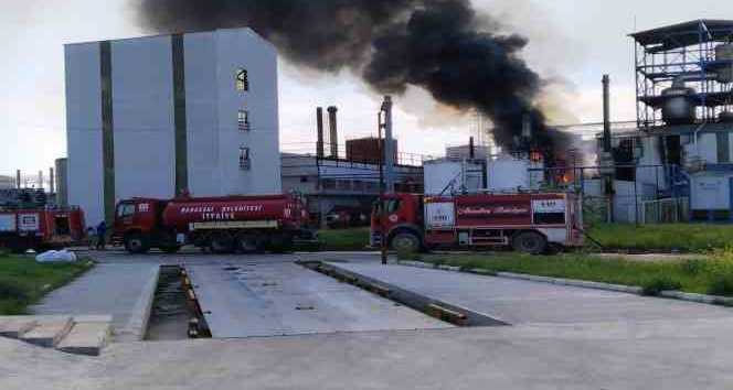 Lüleburgaz’da fabrika yangını