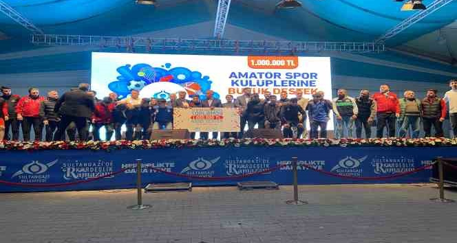Sultangazi Belediyesi’nden amatör spor kulüplerine 1 milyonluk destek