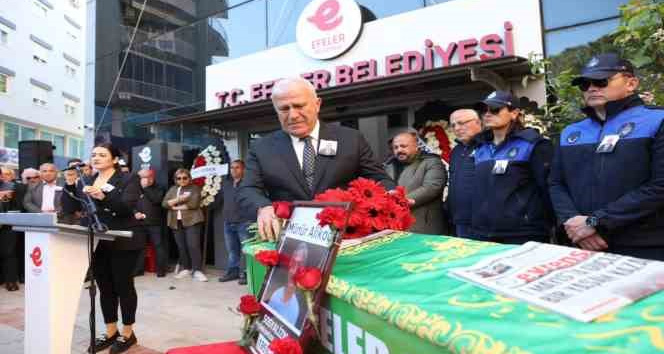 Efeler Belediyesi AliKoç’u son yolculuğuna uğurladı