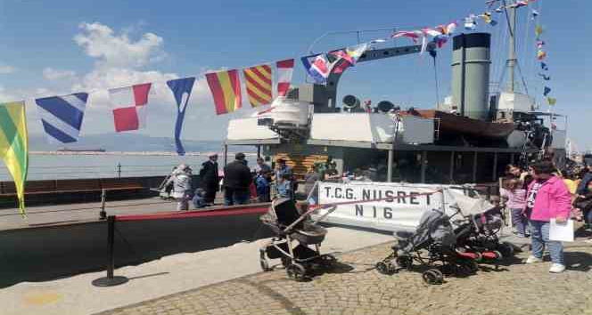 TCG Nusret mayın gemisi Bandırma’da