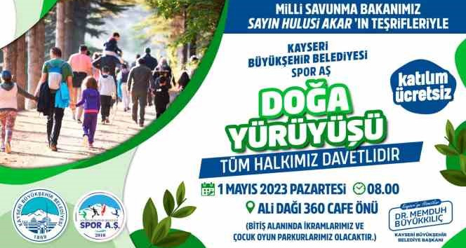 Kayseri Büyükşehir’den Doğa Yürüyüşü