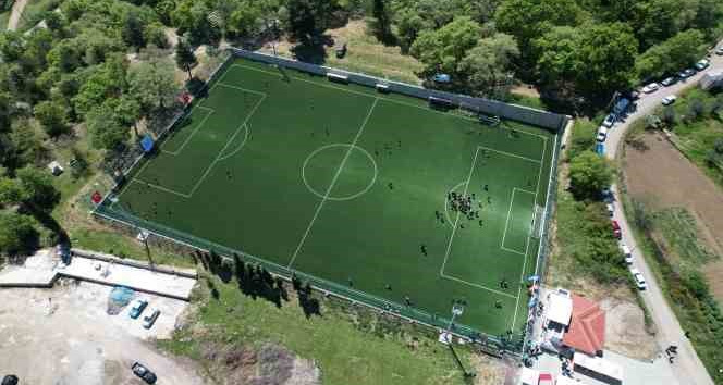 Akköy Futbol Sahası ve Spor Tesisleri törenle açıldı