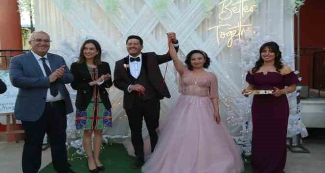 Başkan Arslan’ın oğlu evliliğe ilk adımını attı