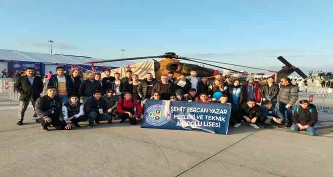 Şehit Sercan Yazar Meslek Lisesi öğrencileri TEKNOFEST’te