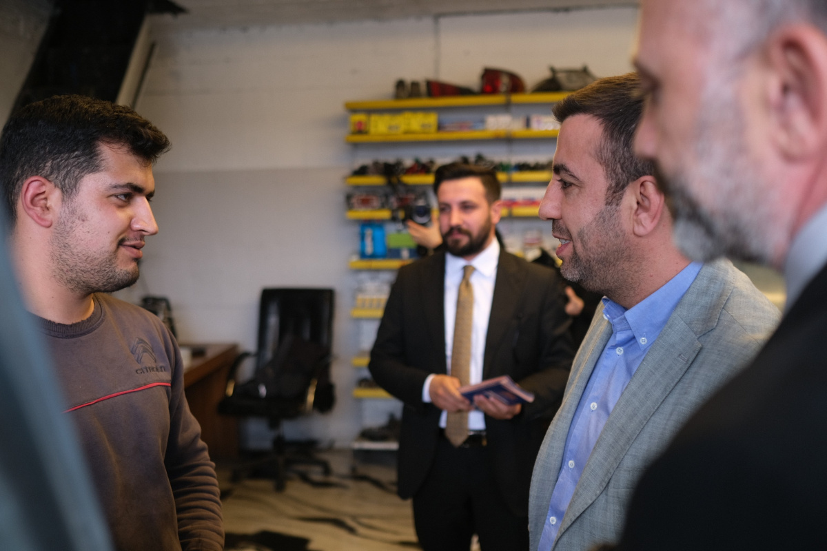 AK Parti İstanbul Milletvekili adayı Ramazan Arkan 1 Mayıs’ta İşçiler ile buluştu