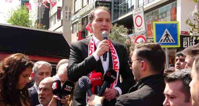 Fatih Erbakan’dan Ümraniyeli vatandaşlara: "Bir oy Erdoğan’a bir oy Yeniden Refah’a" çağrısı