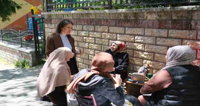 AK Parti İstanbul Milletvekili Adayı Seda Gören Bölük Bağcılarda esnaf ve vatandaşlar ile biraraya geldi