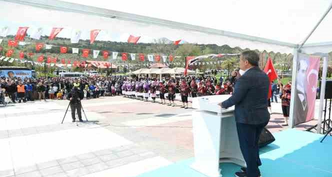 Üreğil Millet Bahçesi’nde 1 Mayıs kutlaması