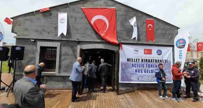 Kars’ta Millet Kıraathanesi açıldı