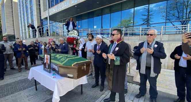 Hayatını kaybeden avukat için tören düzenlendi
