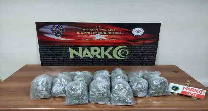 Batman’da 3 kilo 358 gram skunk ele geçirildi