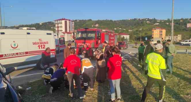 Giresun’da trafik kazası: 4 yaralı