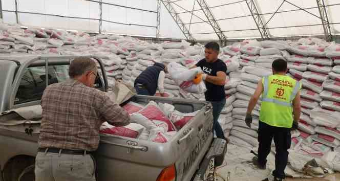 Çiftçilere yüzde 50 hibeli gübre dağıtımı