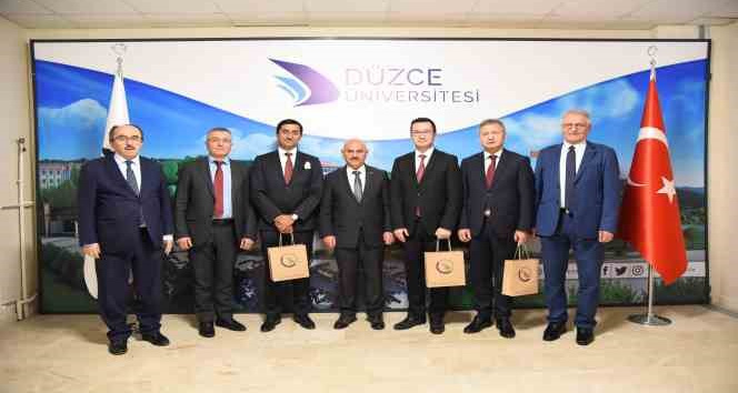 Ulaştırma ve Altyapı Bakanlığı heyeti Düzce Üniversitesi’nde
