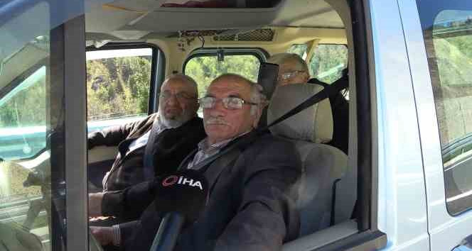 Açılışı gerçekleştirilen Zigana Tünelini kullanan vatandaşlar "Dağın çilesi bitti" dedi