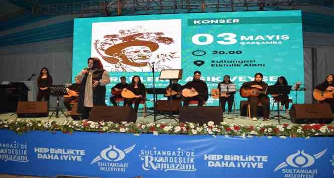 Sultangazi Belediyesi Müzik Akademisi öğrencilerinden ‘Türkülerle Aşık Veysel Konseri’