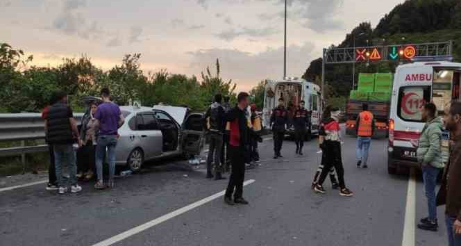 Zonguldak’ta trafik kazası: 4 yaralı