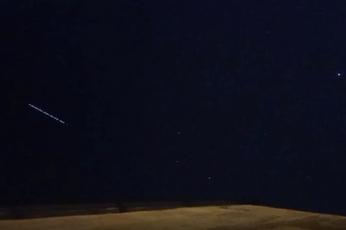 Starlink uyduları Osmaniye semalarında