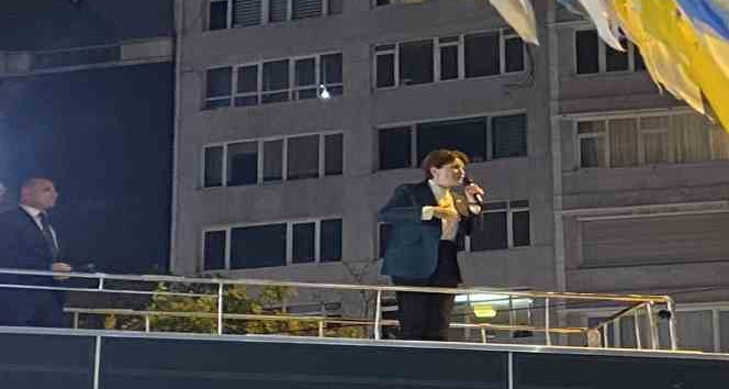 İYİ Parti Genel Başkanı Akşener, Şişli’de Seçim Koordinasyon Merkezi açılışına katıldı
