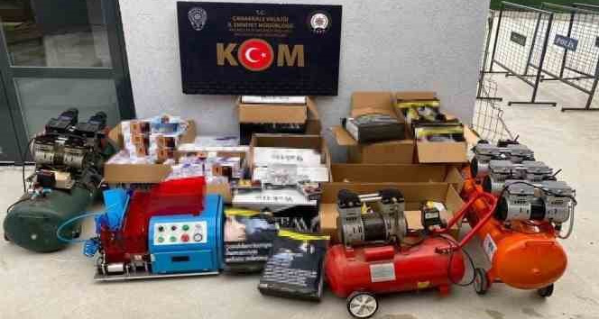 Çanakkale’de kaçak sigara operasyonu