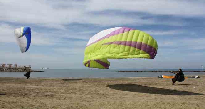 Ordu’da yamaç paraşütüne olan ilgi artıyor
