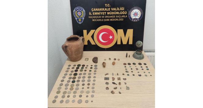 Çanakkale’de tarihi eser kaçakçılığı operasyonu: 1 gözaltı