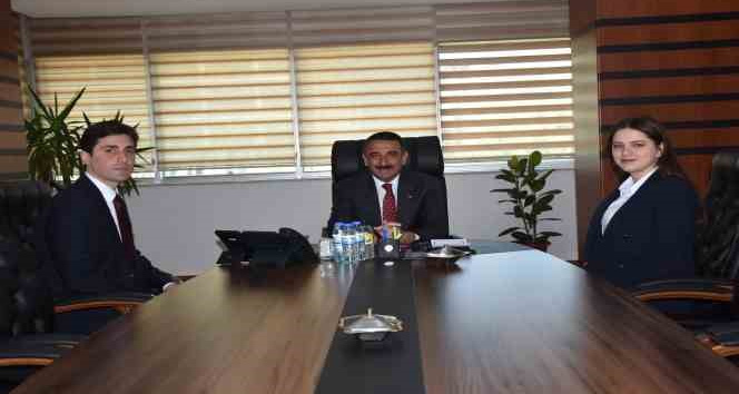 Vali Hacıbektaşoğlu, Siirtli kaymakam adaylarını kabul etti