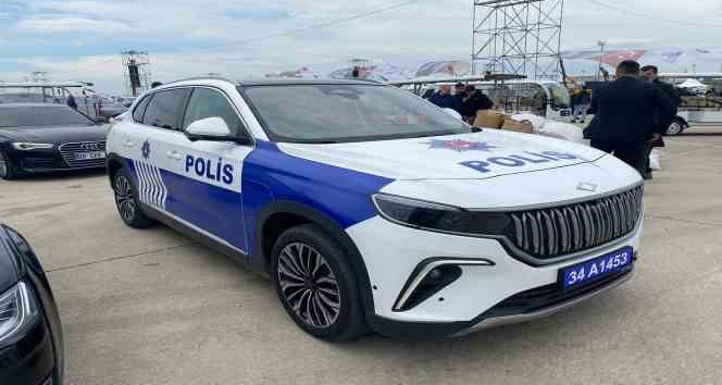 Togg polis arabası olarak ilk kez görüntülendi