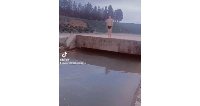 TikTok videosu çekmek için atladığı su kanalından cansız bedeni çıkartıldı