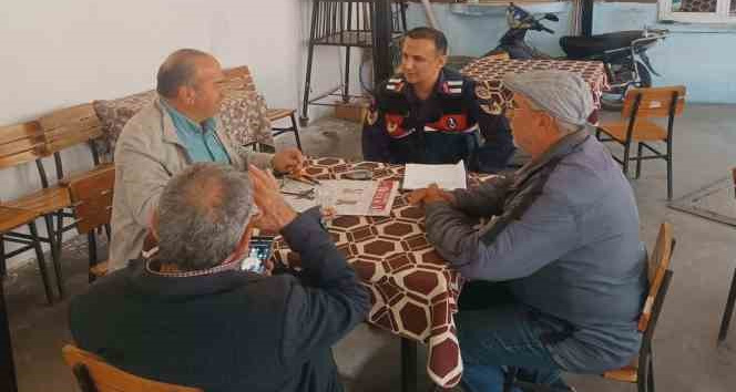 Jandarma ekipleri vatandaşları hırsızlığa karşı uyardı