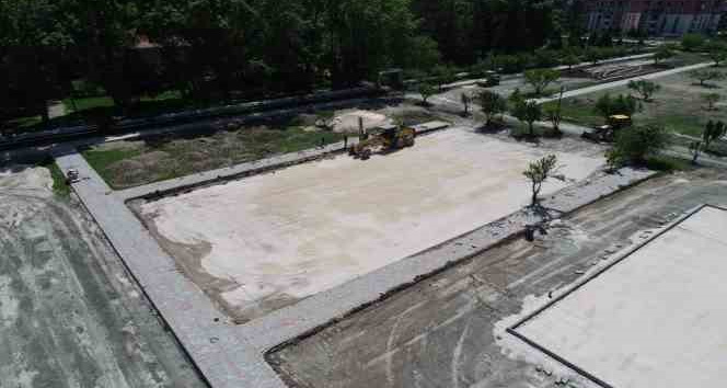 Turhal’da millet bahçesinin 2. etap çalışmaları başladı