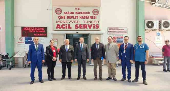 Aydın İl Sağlık Müdürü Şenkul, Çine’deki sağlık çalışmalarını inceledi