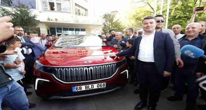 Aksaray sokaklarında Togg heyecanı