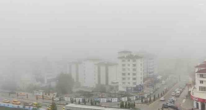 Yozgat’ta sis etkili oldu